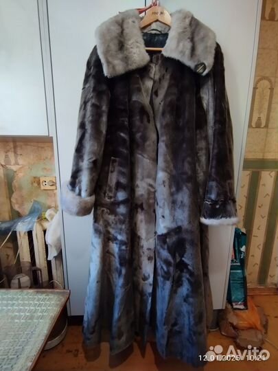 Шуба морской котик и норка