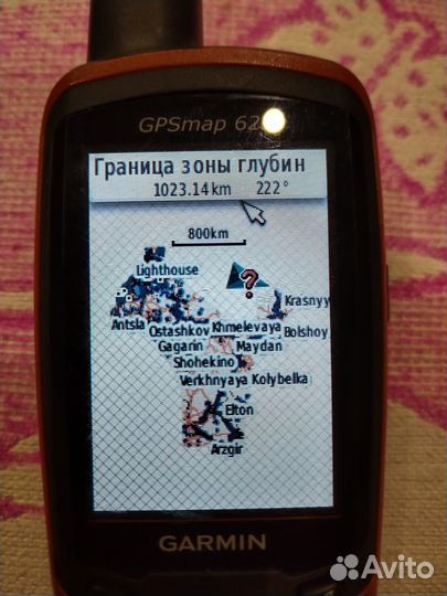 Карта глубин внутренних вод РФ для Garmin