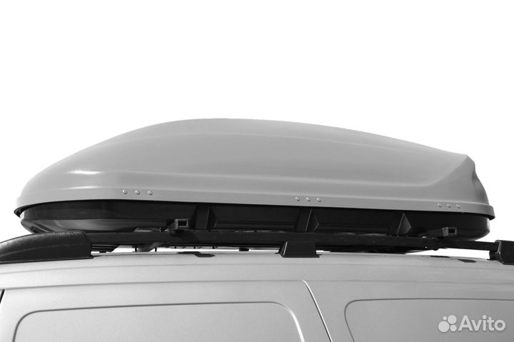 Бокс на крышу Серый Turino 1 (410 л)