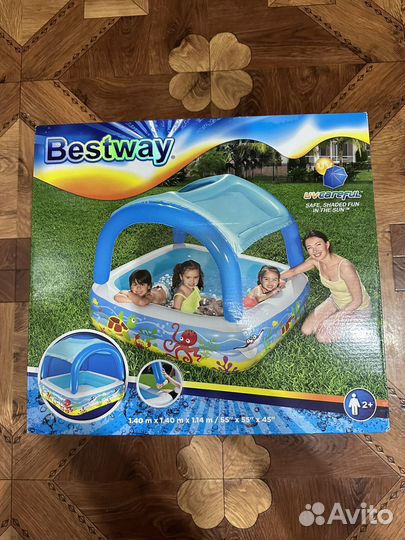 Детский бассейн с навесом