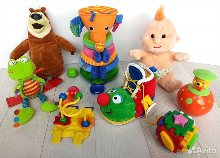 Игрушки пакетом Tiny Love Fisher price K'S Kids