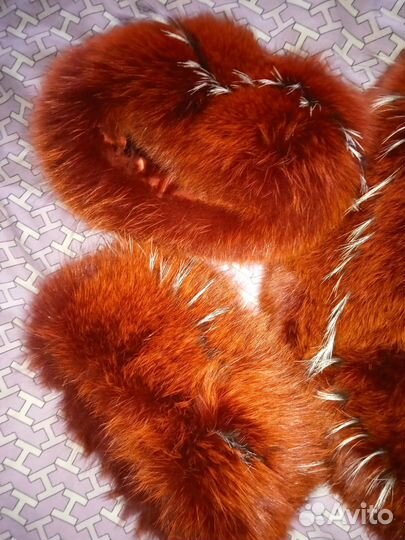 Меховой воротник лиса