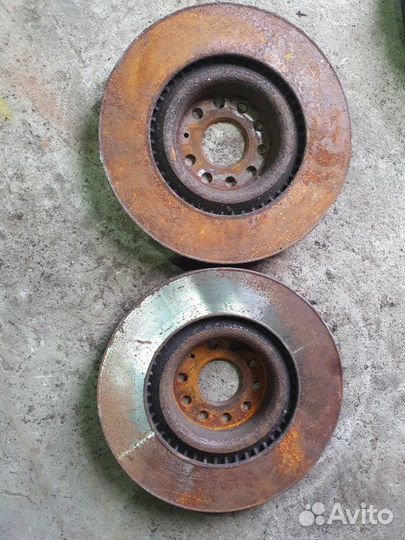 Тормозной диск передний Volkswagen Passat B6 3.2