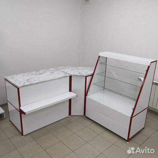 Витрины-прилавки торговые метал/лдсп