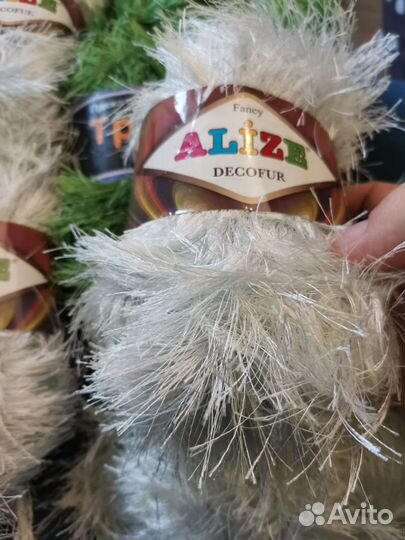 Пряжа травка новая