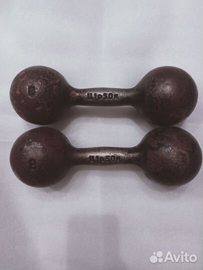 Гантели и гиря 16кг