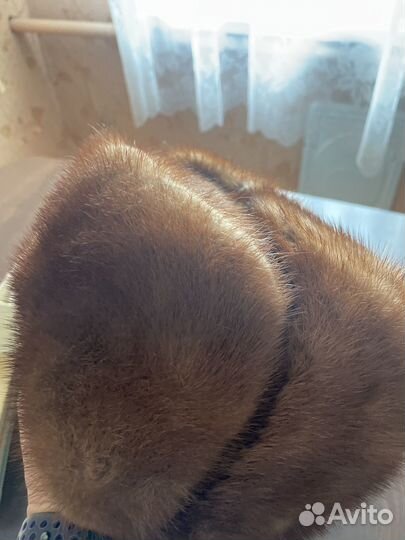 Норковая шапка мужская