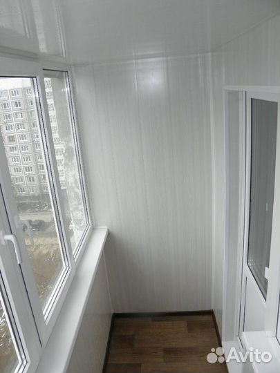 Лоджия пвх С отделкой