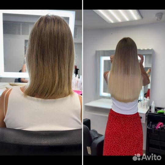 Наращивание волос / микронаращивание волос