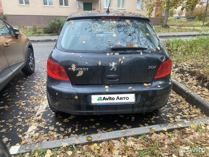 Peugeot 307 1.4 МТ, 2007, 211 000 км