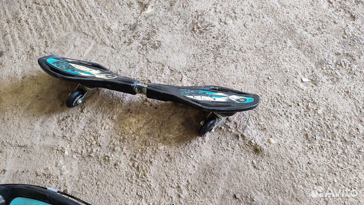 Самокат + скейт