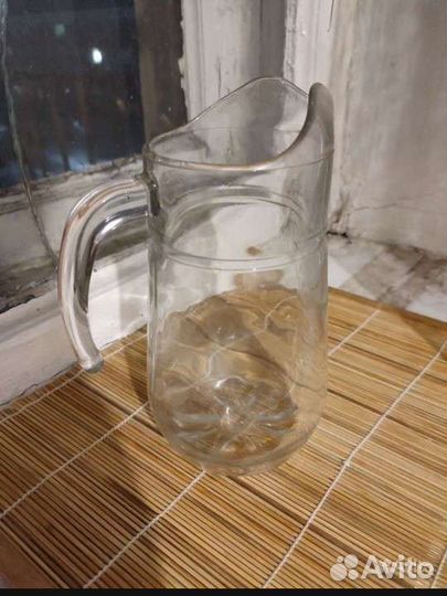 Кувшин стекло для воды. Графин для водки