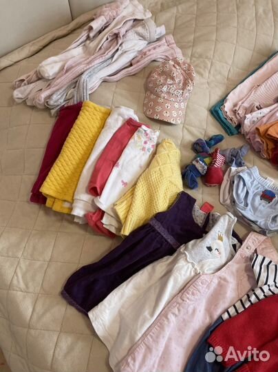 Вещи пакетом на девочку 80-86