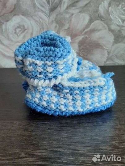 Вязанные носки ручной работы