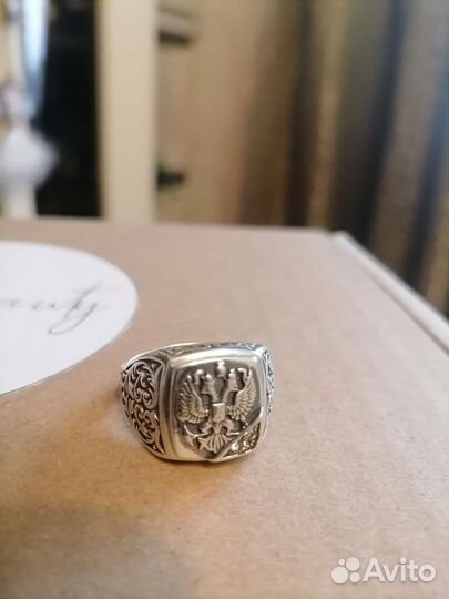 Мужская печатка серебро