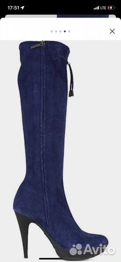Женские сапоги ботфорты 41 размер, Италия