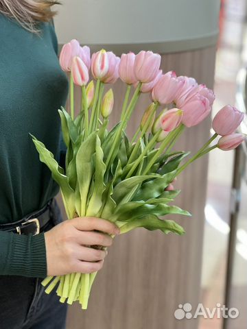 Тюльпаны искусственные премиум силикон