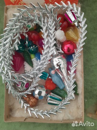 Елочные игрушки СССР набор малютка