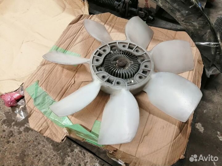 Вискомуфта в сборе лопастями