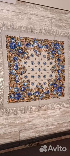 Павлопосадский платок шерсть