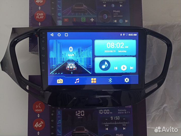 Магнитола android 9 дюйм 4\64 с переходной рамкой
