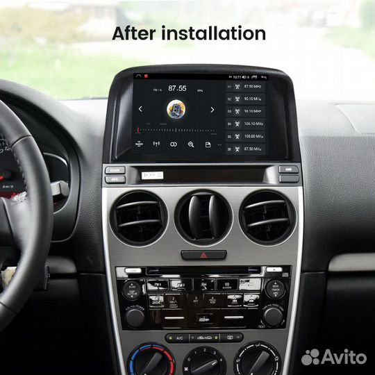 Магнитола Mazda 6 GG (наверх) Android