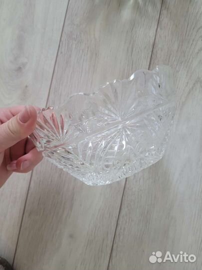 Хрусталь вазы, пиала СССР