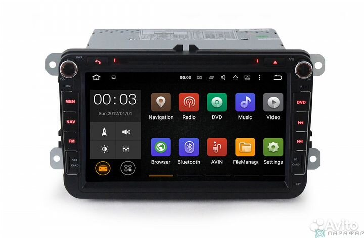 Магнитола VW, Skoda, Seat c DVD на андройд