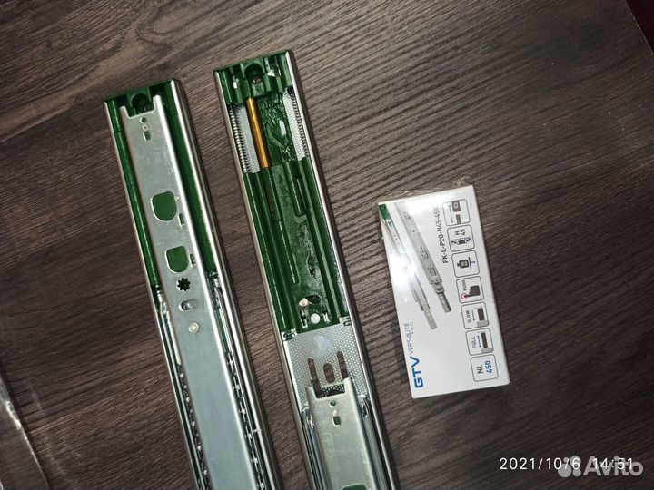 Шариковые направляющие с доводчиком