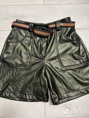 Кожаные шорты