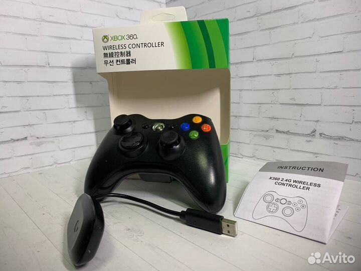 Джойстик xbox 360 беспроводной
