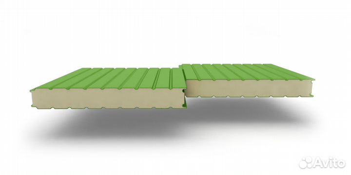 Сэндвич-панели наполнитель PIR толщина от 80мм