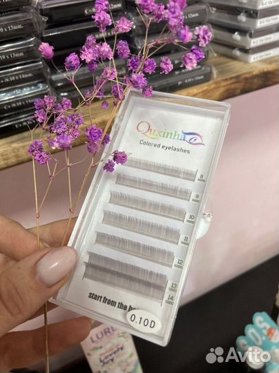 Цветные ресницы для наращивания