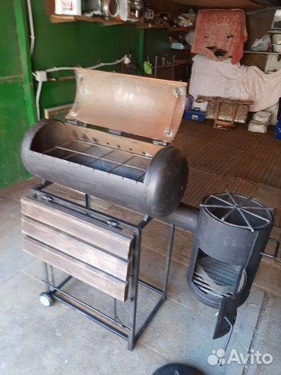 Гриль мангал коптильня печь под казан