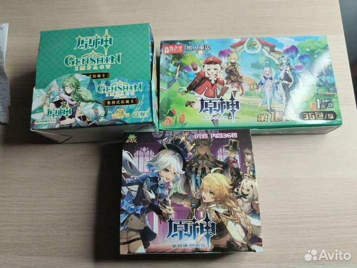 Genshin impact карточки Геншин