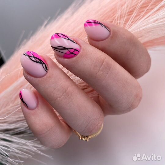 Маникюр Педикюр гель лак Наращивание ногтей