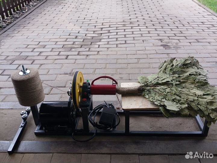 Банный веник машинка для намотки ручки