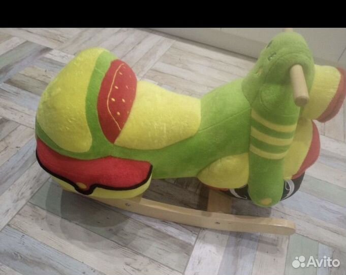 Качалка мотоцикл/мопед с музыкой