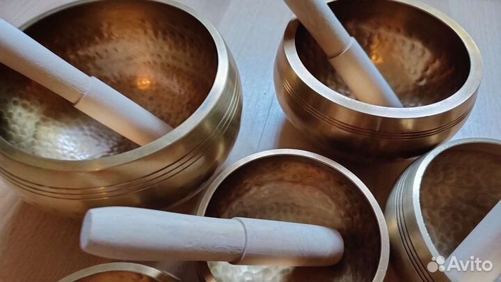 Поющие чаши, набор 5 штук