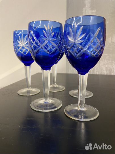 Фужеры Гусь хрустальный СССР