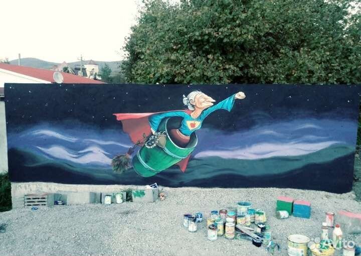 Роспись стен. Малярные работы