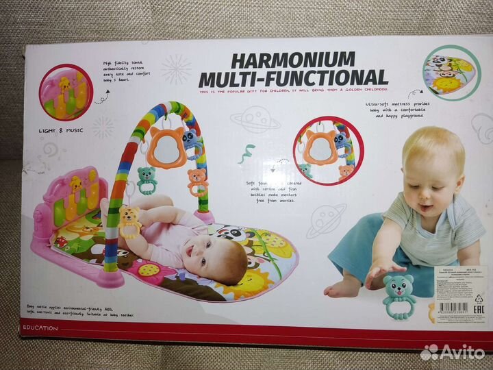 Развивающий коврик с пианино