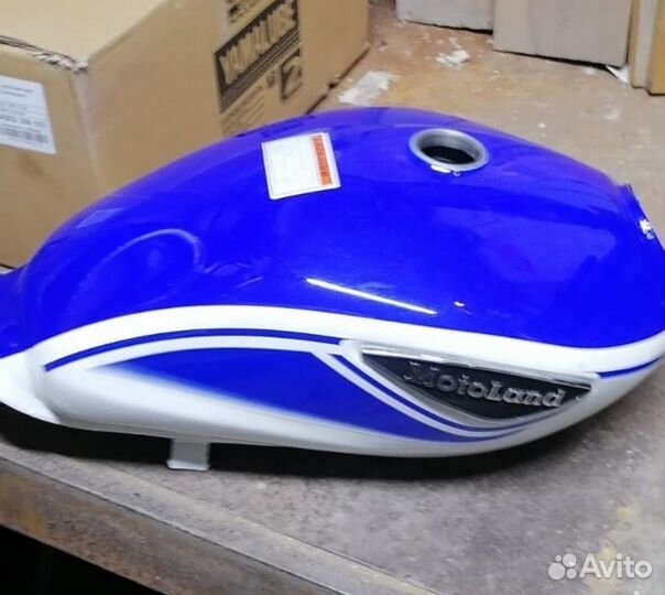 Бензобак для мопеда Альфа RX (бак топливный)