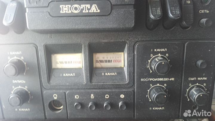 Магнитофон приставка нота 203