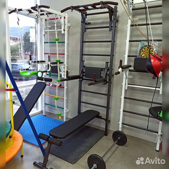 Шведская стенка турник брусья пресс скамья