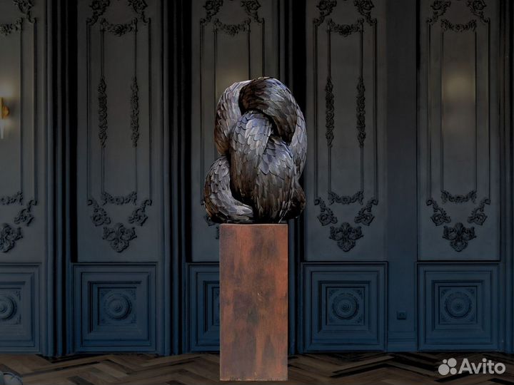 Современная скульптура ваза Перо 150 см