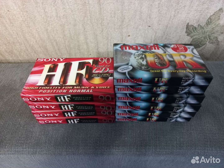 Продам аудикосеты 4 Sony,и 6 maxell