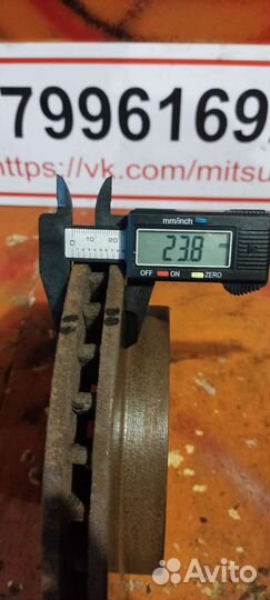 Передние тормозные диски mitsubishi galant 8