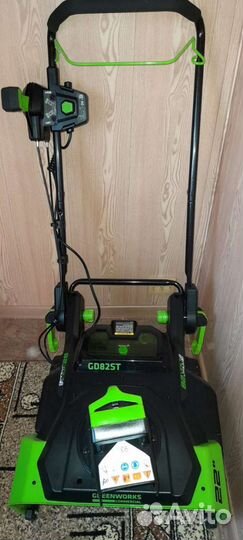 Снегоуборщик аккумуляторный Greenworks (+акб и зу)
