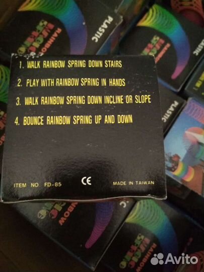 Пружинка цветная радуга
